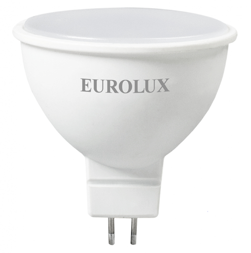 Лампа светодиодная EUROLUX LL-E-MR16-7W-230-4K-GU5.3 76/2/24 - фото 16100087