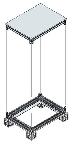 Рама шкафа верхняя/нижняя 600х500мм ABB EK6050KN 1075056 - фото 16600604