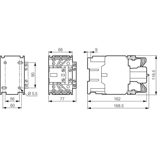 Контактор CTX-C для конд. Н.О.+Н.З 110А 230В Leg 029654 1018951 - фото 16609317