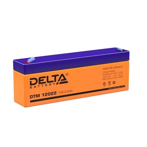 Аккумулятор UPS 12В 2.2А.ч Delta DTM 12022 436492 - фото 16610016