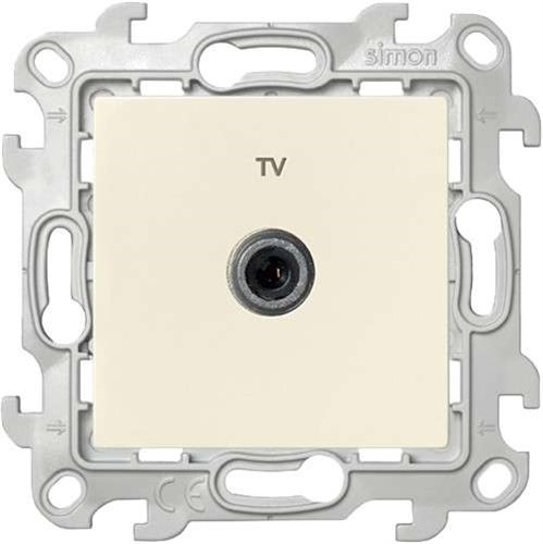 Розетка телевизионная одиночная TV СП Simon 24 IP20 механизм сл. кость Simon 2450477-031 1279004 - фото 16610670