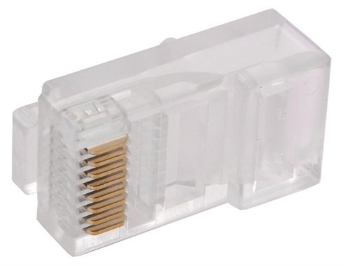 Разъем RJ45 (8P8C) кат.5E UTP GENERICA CS3-1C5EU-G 1299913 - фото 16610775