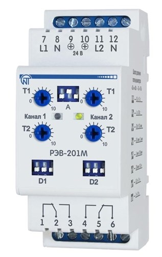 Реле времени РЭВ 201М 4 AC/DC время задержки программир. НовАтек-Электро 3425601201 196600 - фото 16613531