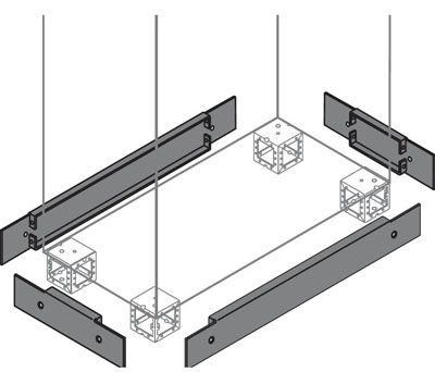 Фланец цоколя бок. 100х500мм (уп.2шт) ABB ZN5000 1075352 - фото 16613964