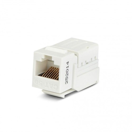 Вставка Keystone Jack RJ45 (8P8C) кат.5E 110 IDC KJNE-8P8C-C5e-90-WH заделка с помощью NE-TOOL бел. Hyperline 46653 346137 - фото 16618600