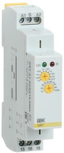 Реле задержки включения ORT 1 контакт 12-240В AC/DC IEK ORT-A1-ACDC12-240V 463842 - фото 16619056