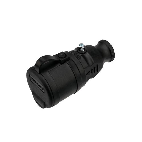 Розетка переносная влагозащ. с крышкой с/з 16А IP44 каучук Rexant 111-004 1356175 - фото 16619934