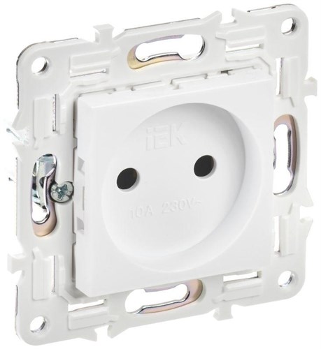 Розетка SKANDY 10А без заземл. без защ. шторок SK-R02W арктич. бел. IEK SK-R10-10-K01 1835899 - фото 16621585