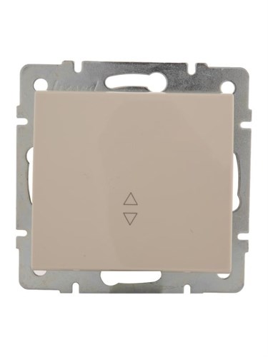 Переключатель проходной 1-кл. СП Rain IP20 механизм крем. LEZARD 703-0388-105 450524 - фото 16623453