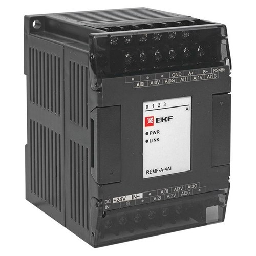 Модуль аналогового ввода REMF 4 PRO-Logic EKF REMF-A-4AI 1657577 - фото 16625255