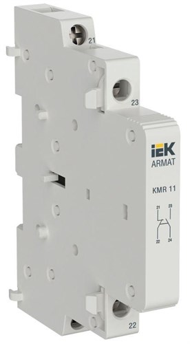 Контакт дополнительный для KMR 1НО 1НЗ ARMAT IEK AR-AUX-SCR-11-240-415 1816529 - фото 16625957