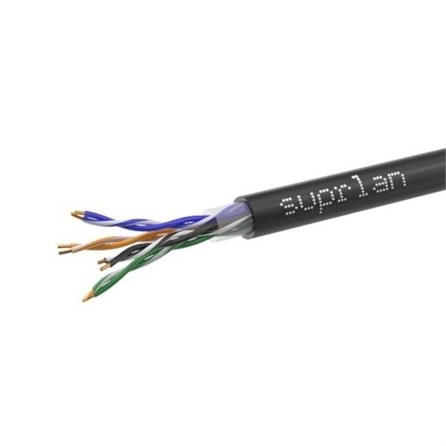 Кабель витая пара U/UTP кат.5E 4х2х0.51 24AWG solid Cu PE Out. Premium 305м (м) SUPRLAN 01-0311-2 13407478 - фото 16628821