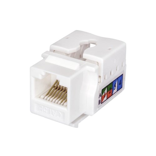 Модуль Keystone Jack RJ45 (8P8C) UTP кат.5E инструментал. бел. SUPRLAN 10-0313 1756225 - фото 16634505