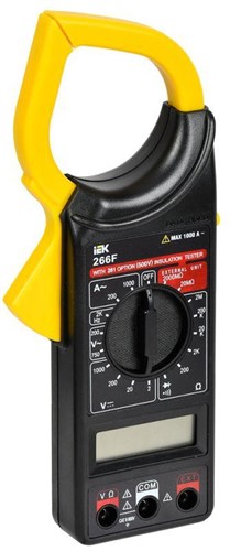 Клещи токоизмерительные Expert 266F IEK TCM-1F-266 278508 - фото 16653533