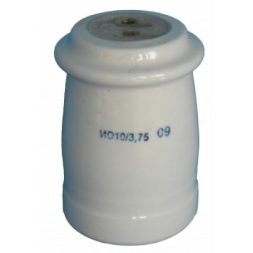 Изолятор опорный ИО-10-3.75 II У3 (2 отв. М8/1 отв. М12) Электрофарфор 00-00000241 65194 - фото 16661361