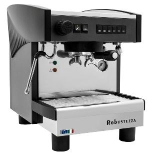 Кофемашина автомат ROBUSTEZZA ST1E чёрная высокая группа 1Ф ROB0001003 - фото 16661847