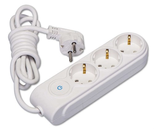 Удлинитель 3х5м с заземл. 16А IP20 ПВС 3х1.5 с выкл. защ. шторки Makel N3310064 506807 - фото 16665021