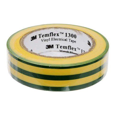 Изолента ПВХ 15мм Temflex 1300 желт./зел. (рул.10м) 3М 7100081324 395573 - фото 16665161