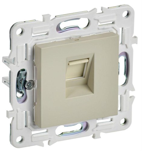 Розетка компьютерная RJ45 кат.5E SKANDY SK-K01B беж. IEK SK-K10-1-K10 1835955 - фото 16665265