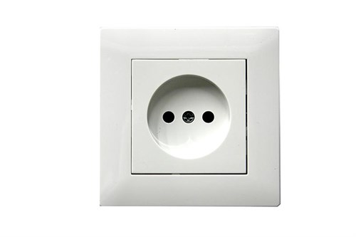 Розетка 1-м Karea RIZZ без заземл. керамика бел. Makel 88001002 1889478 - фото 16665787