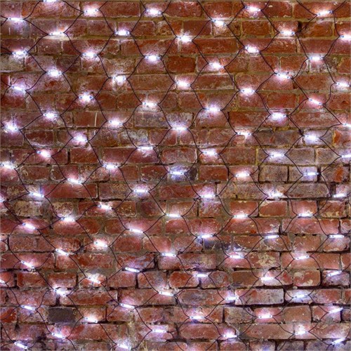 Гирлянда светодиодная "Сеть" 2х4м 560LED бел. 50Вт 220-240В IP67 провод каучук черн. Neon-Night 217-135 407735 - фото 16665827