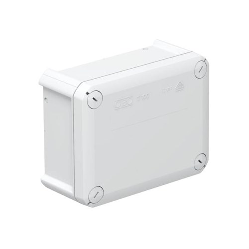 Коробка распределительная 150х116х67мм IP66 T100 OE закрыт. сер. OBO 2007255 249006 - фото 16666836
