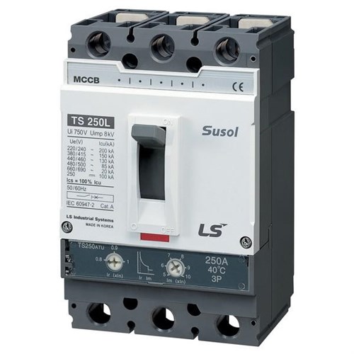 Выключатель автоматический 3п 3т 200А 50кА TS250N FTU LS Electric 105009500 309894 - фото 16666989
