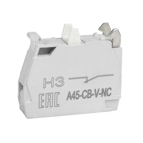 Блок контактный OptiSignal D22 A45-CB-V-NC 1НЗ винтовой зажим ZBE102 КЭАЗ 332201 1739186 - фото 16672189