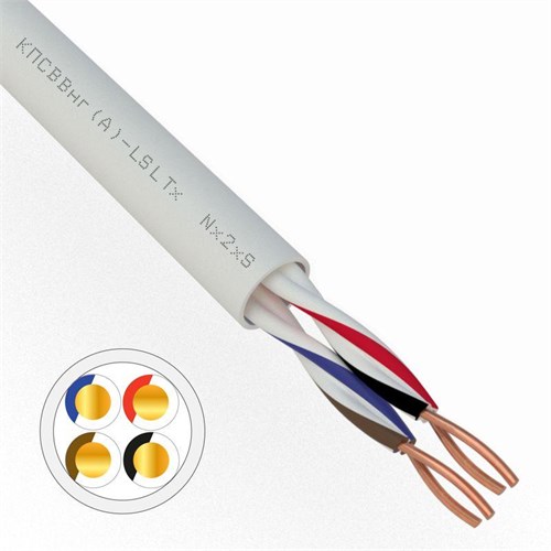 Кабель КПСВВнг(А)-LSLTx 2х2х0.5 (м) Rexant 01-4875 1258343 - фото 16672242