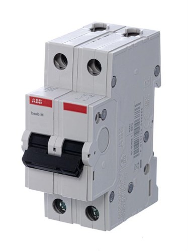 Выключатель автоматический модульный 2п C 63А 4.5кА Basic M BMS412C63 ABB 2CDS642041R0634 479596 - фото 16672788