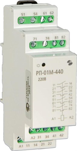 Реле промежуточное РП-01М-440 220В 50Гц/пост. макс. коммутир. 8А 4з+4р УХЛ4 Реле и Автоматика A8223-80108875 533477 - фото 16672887