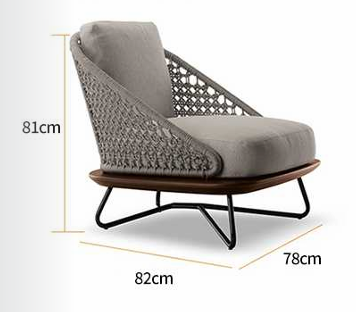 Скандинавское минималистичное уличное кресло ComfortA CMF0001254 - фото 16673609