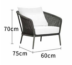 Минималистичный уличный стул для отдыха ComfortA CMF0001269 - фото 16673661