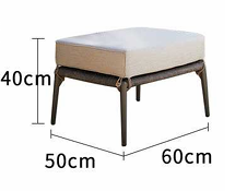 Минималистичный уличный пуф для отдыха ComfortA CMF0001274 - фото 16673675