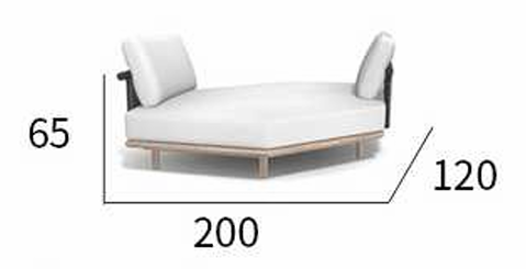 Стильный минималистичный уличный диван ComfortA CMF0001285 - фото 16673715