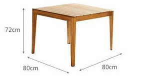 Минималистичный уличный стол для отдыха ComfortA CMF0001314 - фото 16673804