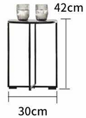 Минималистичный стильный уличный журнальный столик ComfortA CMF0001321 - фото 16673824