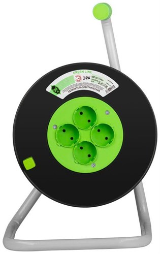 Удлинитель на пластик. катушке 4х30м без заземл. KAT-2x1.5-30m Greenline ПВС 2х1.5 Эра Б0065083 1871711 - фото 16673954