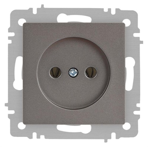 Розетка Accent 6-201-09 2P 16А-250В IP20 СУ титан Intro Б0063673 1931458 - фото 16674067