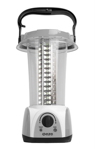 Фонарь аккумуляторный кемпинговый AccuF5-L84-gy 84SMD 0.5Вт 20-450лм аккум. 4В 1.6А.ч IP20 диммер ручка вращающаяся на 180град. сер. ФАZА 5034372 1604056 - фото 16674244