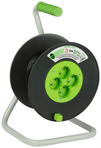 Удлинитель на пластик. катушке 4х20м без заземл. KAT-2x0.75-20m Greenline ПВС 2х0.75 Эра Б0065069 1871708 - фото 16674312