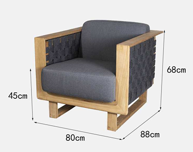 Скандинавское стильное уличное кресло ComfortA CMF0001323 - фото 16676244