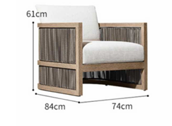Современный минималистичный уличный стул ComfortA CMF0001326 - фото 16676254