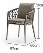 Современный стильный уличный стул ComfortA CMF0001362 - фото 16676368