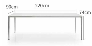 Современный стильный уличный стол ComfortA CMF0001367 - фото 16676383
