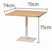 Современный стильный уличный стол ComfortA CMF0001370 - фото 16676394