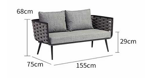 Минималистичный арт-диван для улицы ComfortA CMF0001387 - фото 16676550