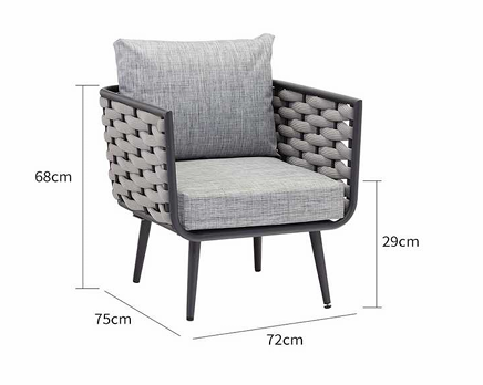 Минималистичный арт-стул для улицы ComfortA CMF0001388 - фото 16676553