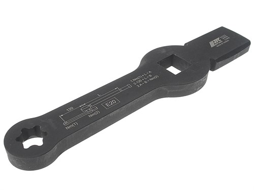 JTC-5595-E20 - Ключ для тормозных суппортов грузовых автомобилей 3/4" TORX E20 JTC - 
Ключ используются для сборки и разборки резьбовых соединений тормозного суппорта грузовиков.
Необходима затяжка винтов с помощью динамометрического ключа в соответствии  JTC-5595-E20 - фото 16678428
