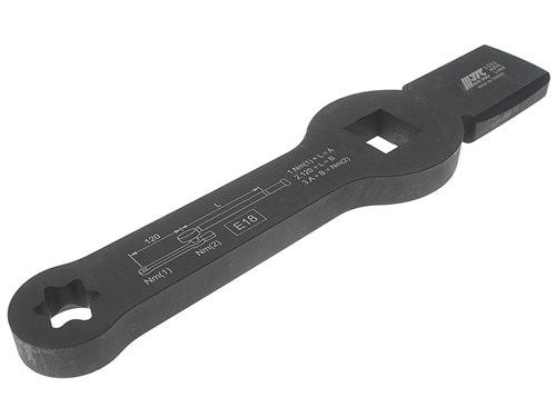 JTC-5595-E18 - Ключ для тормозных суппортов грузовых автомобилей 3/4" TORX E18 JTC - 
Ключ используются для сборки и разборки резьбовых соединений тормозного суппорта грузовиков.
Необходима затяжка винтов с помощью динамометрического ключа в соответствии  JTC-5595-E18 - фото 16678482